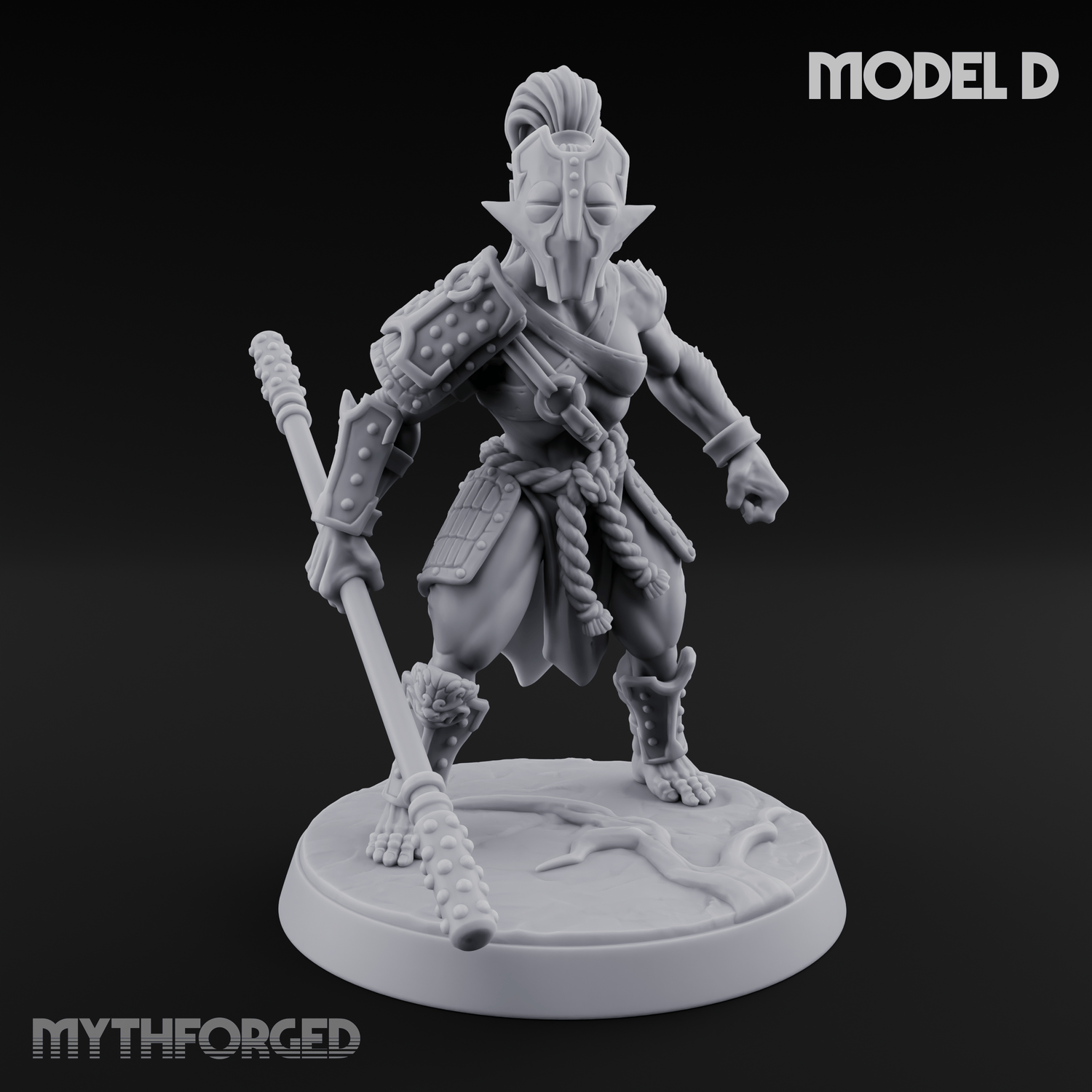 Shouldering The Blade Hadozee Warriors D Miniature for Dungeons and Dragons, Pathfinder or other TTRPGs