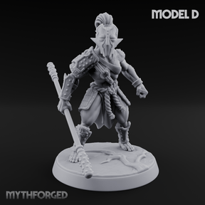 Shouldering The Blade Hadozee Warriors D Miniature for Dungeons and Dragons, Pathfinder or other TTRPGs