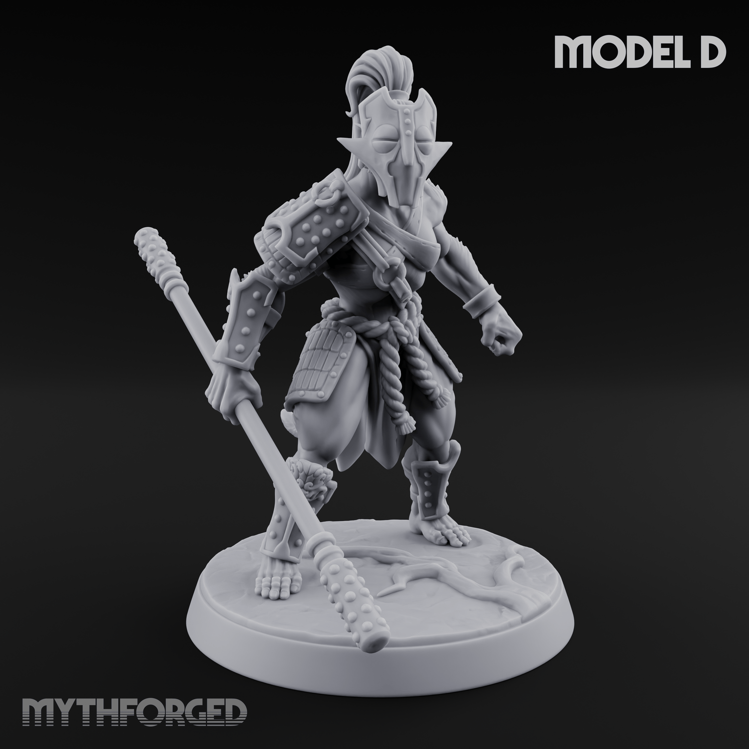 Shouldering The Blade Hadozee Warriors D Miniature for Dungeons and Dragons, Pathfinder or other TTRPGs