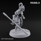 Shouldering The Blade Hadozee Warriors D Miniature for Dungeons and Dragons, Pathfinder or other TTRPGs