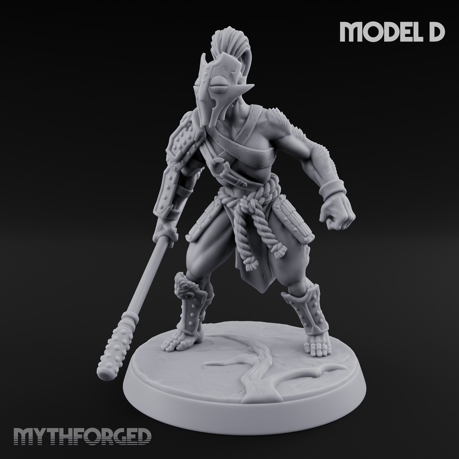 Shouldering The Blade Hadozee Warriors D Miniature for Dungeons and Dragons, Pathfinder or other TTRPGs