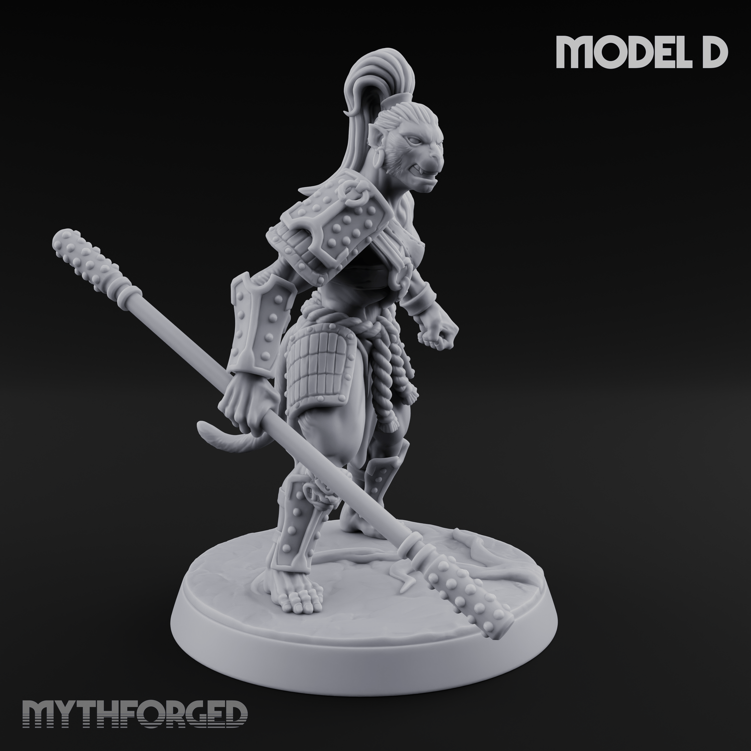 Shouldering The Blade Hadozee Warriors D Miniature for Dungeons and Dragons, Pathfinder or other TTRPGs