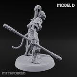 Shouldering The Blade Hadozee Warriors D Miniature for Dungeons and Dragons, Pathfinder or other TTRPGs