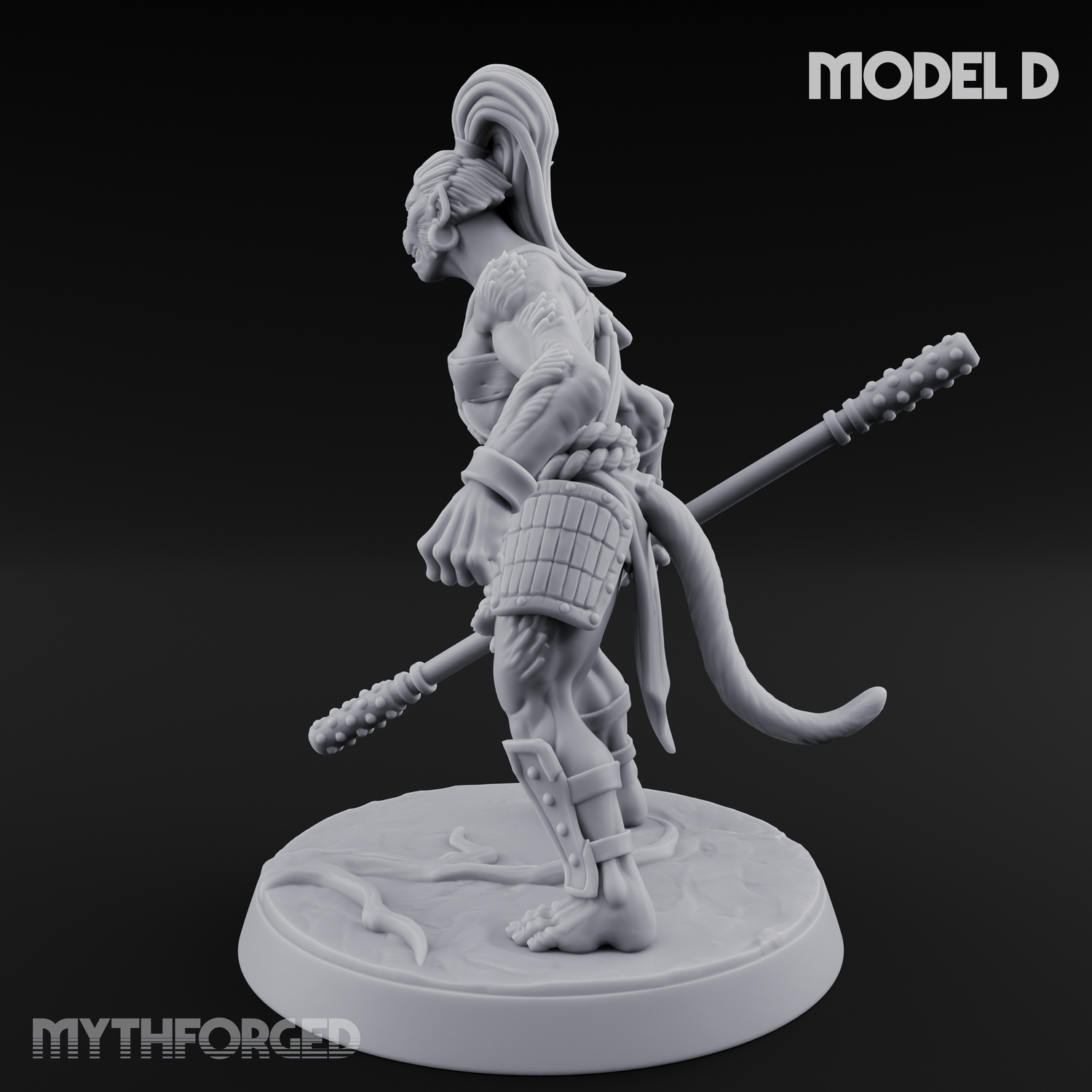Shouldering The Blade Hadozee Warriors D Miniature for Dungeons and Dragons, Pathfinder or other TTRPGs