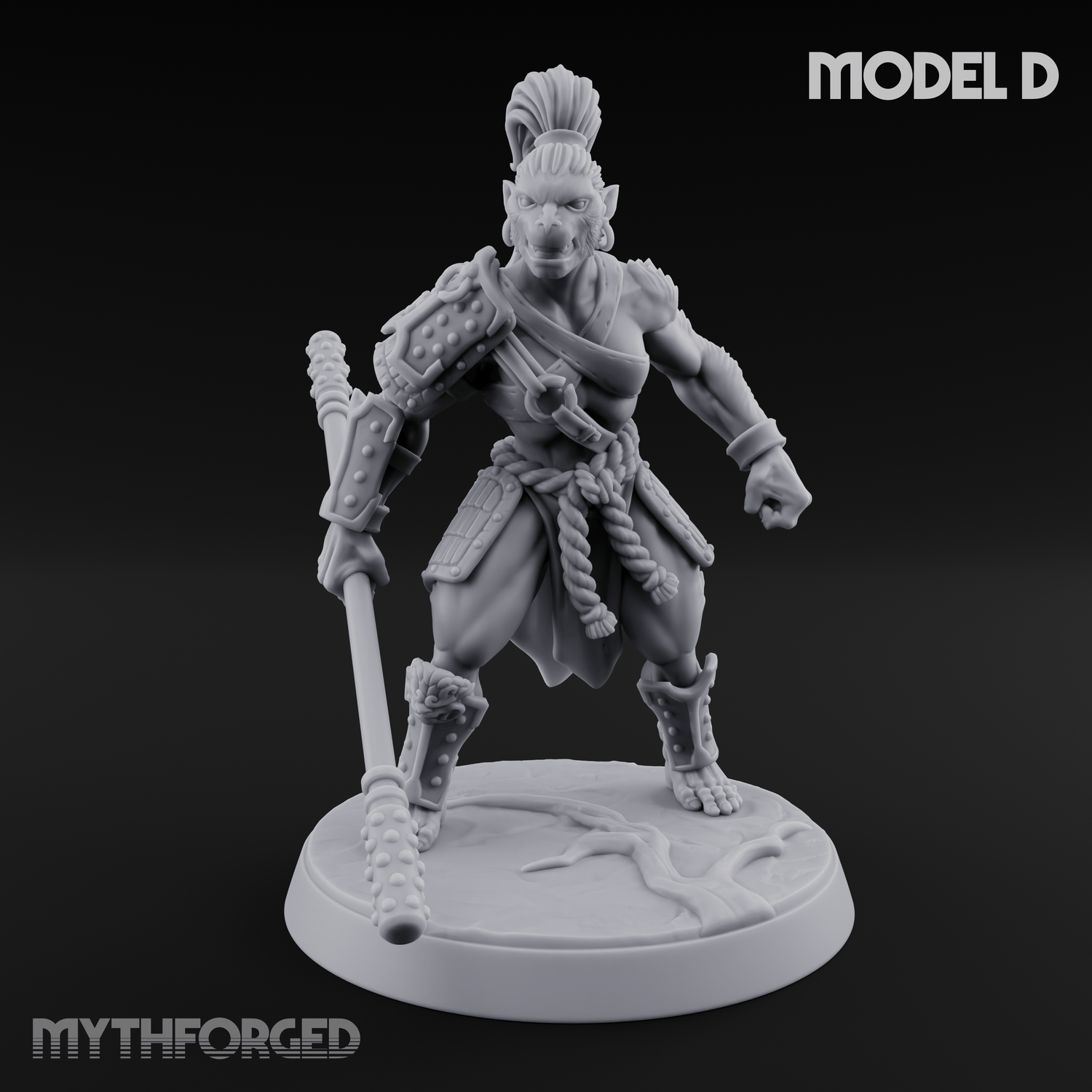 Shouldering The Blade Hadozee Warriors D Miniature for Dungeons and Dragons, Pathfinder or other TTRPGs