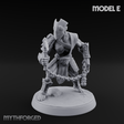 Shouldering The Blade Hadozee Warriors E Miniature for Dungeons and Dragons, Pathfinder or other TTRPGs