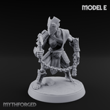 Shouldering The Blade Hadozee Warriors E Miniature for Dungeons and Dragons, Pathfinder or other TTRPGs
