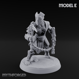 Shouldering The Blade Hadozee Warriors E Miniature for Dungeons and Dragons, Pathfinder or other TTRPGs