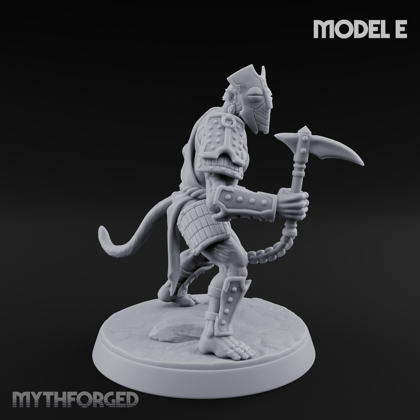 Shouldering The Blade Hadozee Warriors E Miniature for Dungeons and Dragons, Pathfinder or other TTRPGs