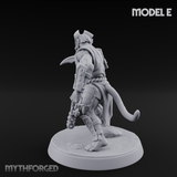 Shouldering The Blade Hadozee Warriors E Miniature for Dungeons and Dragons, Pathfinder or other TTRPGs