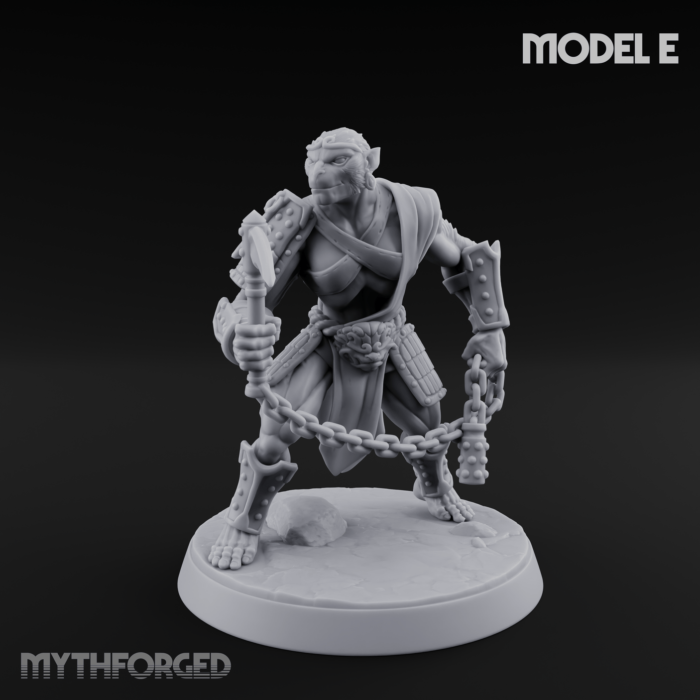 Shouldering The Blade Hadozee Warriors E Miniature for Dungeons and Dragons, Pathfinder or other TTRPGs