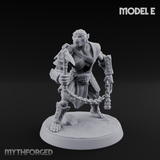 Shouldering The Blade Hadozee Warriors Miniature for Dungeons and Dragons, Pathfinder or other TTRPGs