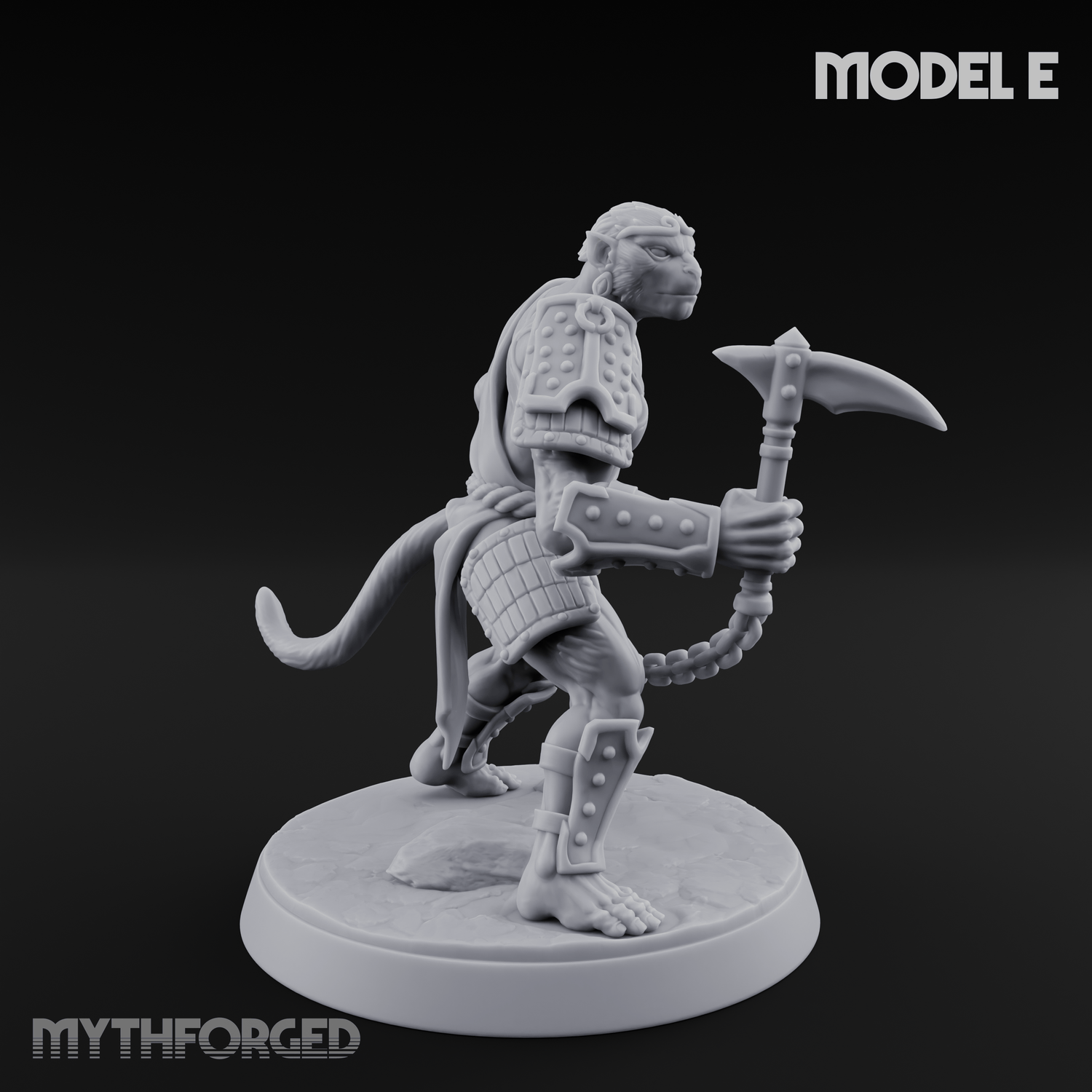 Shouldering The Blade Hadozee Warriors E Miniature for Dungeons and Dragons, Pathfinder or other TTRPGs
