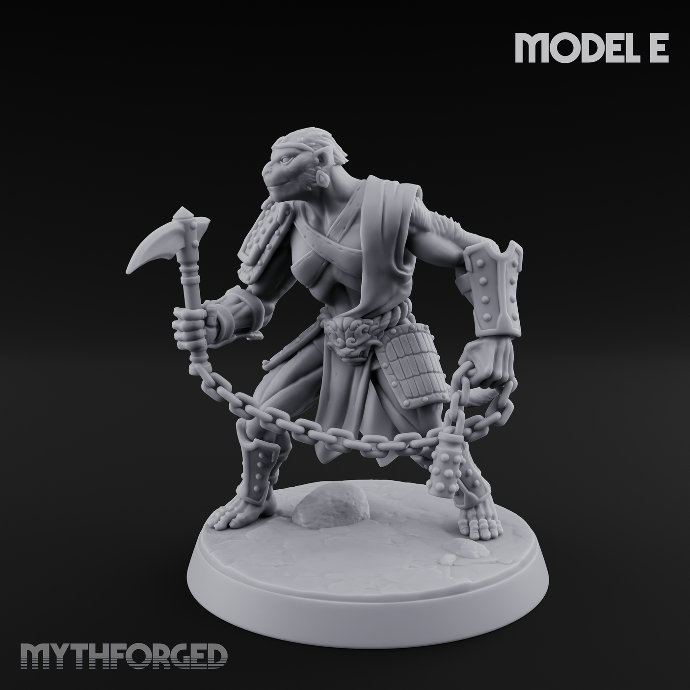 Shouldering The Blade Hadozee Warriors E Miniature for Dungeons and Dragons, Pathfinder or other TTRPGs
