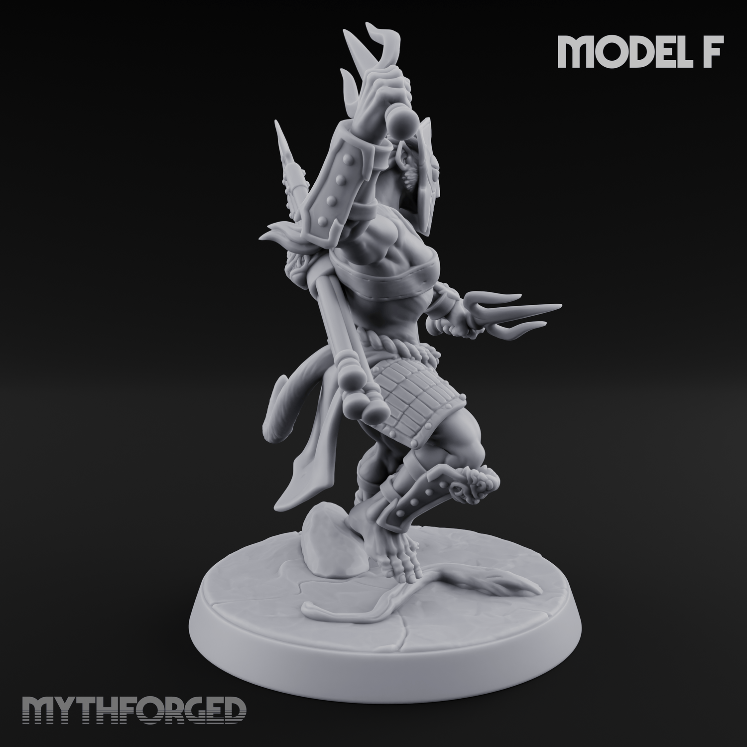 Shouldering The Blade Hadozee Warriors F Miniature for Dungeons and Dragons, Pathfinder or other TTRPGs