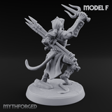 Shouldering The Blade Hadozee Warriors F Miniature for Dungeons and Dragons, Pathfinder or other TTRPGs