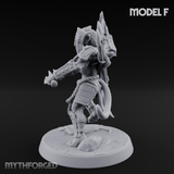 Shouldering The Blade Hadozee Warriors F Miniature for Dungeons and Dragons, Pathfinder or other TTRPGs