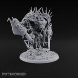 Dead Weight, Heavy Hitter Warforged Spiked War Automaton with Cannon Arm, Twin Blades and Hatch Pilot