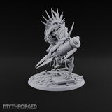 Dead Weight, Heavy Hitter Warforged Spiked War Automaton with Cannon Arm, Twin Blades and Hatch Pilot