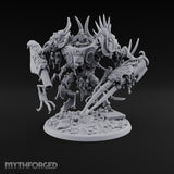 Dead Weight, Heavy Hitter Warforged Spiked War Automaton with Cannon Arm, Twin Blades and Hatch Pilot