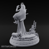 Crowned In Flame Sorceress Miniature for Dungeons and Dragons, Pathfinder or other TTRPGs