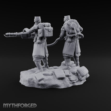 Breath Rationed, Ammunition Not Human Gas-Masked Heavy Infantry C