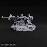 Breath Rationed, Ammunition Not Human Gas-Masked Heavy Infantry A — Dual Gun · Crouched