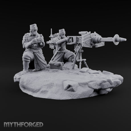 Breath Rationed, Ammunition Not Human Gas-Masked Heavy Infantry B — Laser Coil Gun · Crouched