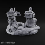 Breath Rationed, Ammunition Not Human Gas-Masked Heavy Infantry B — Laser Coil Gun · Crouched