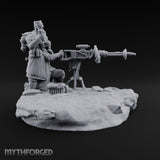 Breath Rationed, Ammunition Not Human Gas-Masked Heavy Infantry B — Laser Coil Gun · Standing