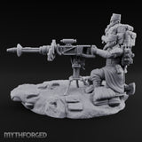Breath Rationed, Ammunition Not Human Gas-Masked Heavy Infantry B — Laser Coil Gun · Standing