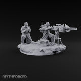 Breath Rationed, Ammunition Not Human Gas-Masked Heavy Weapon Crews — B · Heavy Machine Gun + Plasma Gun · Crouched