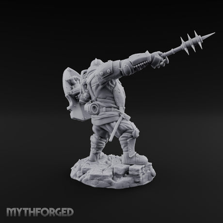 Breathing Rubble, Holding Ground Human Iron Guard Soldiers — A · No FX