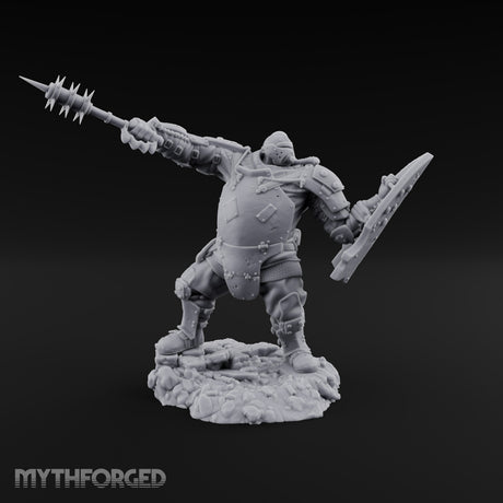 Breathing Rubble, Holding Ground Human Iron Guard Soldier A