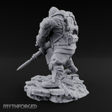 Breathing Rubble, Holding Ground Human Iron Guard Soldier B