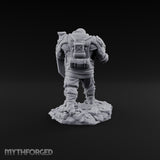Breathing Rubble, Holding Ground Human Iron Guard Soldier D — FX