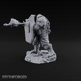 Breathing Rubble, Holding Ground Human Iron Guard Soldier D — FX