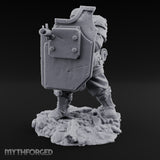 Breathing Rubble, Holding Ground Human Iron Guard Soldier D — No FX