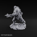 Breathing Rubble, Holding Ground Human Iron Guard Soldier E — FX