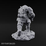 Breathing Rubble, Holding Ground Human Iron Guard Soldier E — No FX