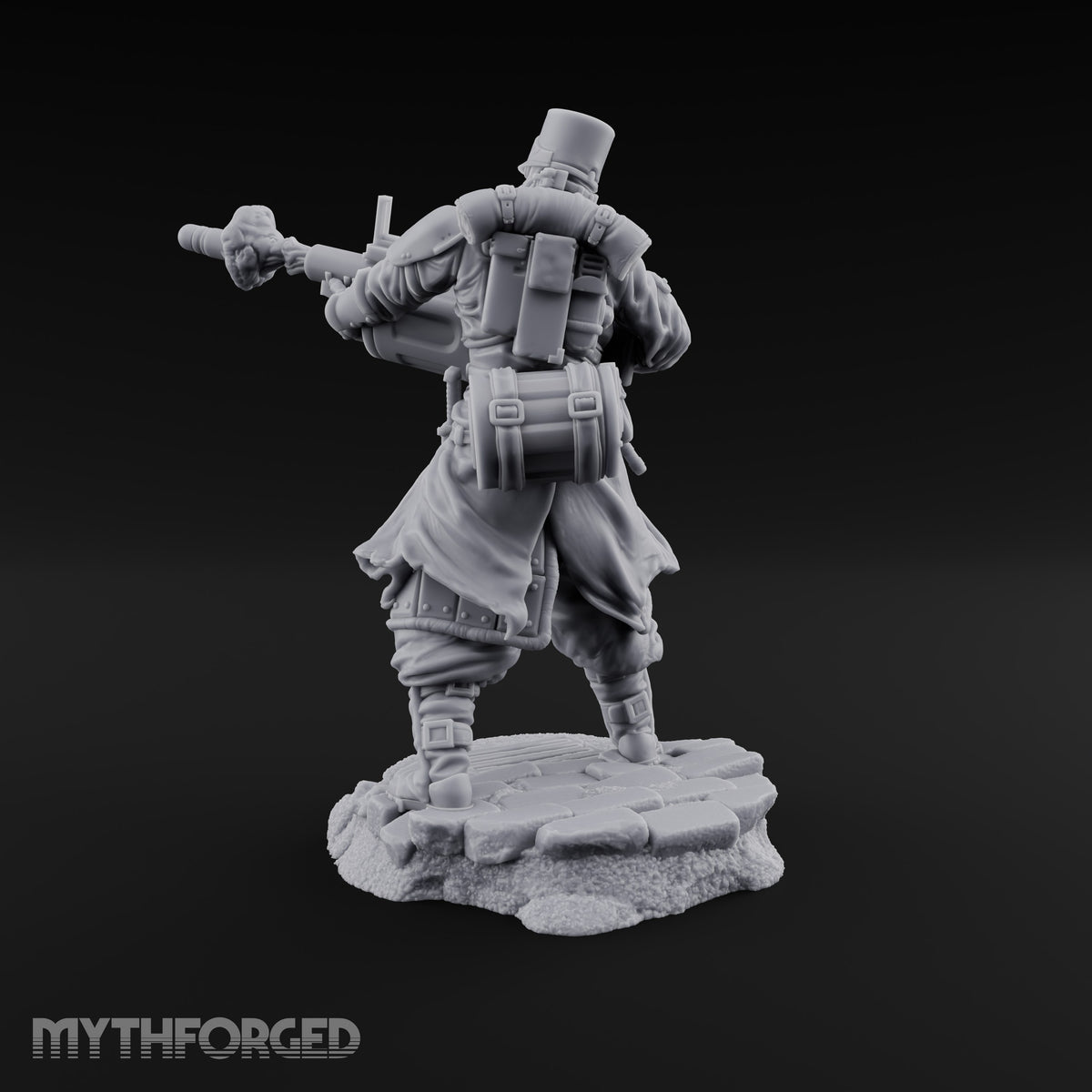 Orders Muffled, Obeyed Anyway Human Gas-Masked Light Infantry Soldier A — FX