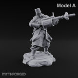 Orders Muffled, Obeyed Anyway Human Gas-Masked Light Infantry Soldier A — FX