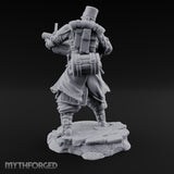 Orders Muffled, Obeyed Anyway Human Gas-Masked Light Infantry Soldier A — No FX