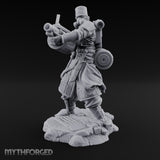 Orders Muffled, Obeyed Anyway Human Gas-Masked Light Infantry Soldier A — No FX