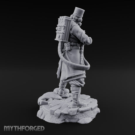 Orders Muffled, Obeyed Anyway Human Gas-Masked Light Infantry Soldier B — No FX