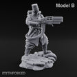 Orders Muffled, Obeyed Anyway Human Gas-Masked Light Infantry Soldier B — No FX