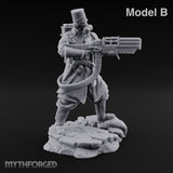 Orders Muffled, Obeyed Anyway Human Gas-Masked Light Infantry Soldier B — No FX