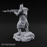 Orders Muffled, Obeyed Anyway Human Gas-Masked Light Infantry Soldier C — FX