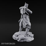 Orders Muffled, Obeyed Anyway Human Gas-Masked Light Infantry Soldier C — No FX