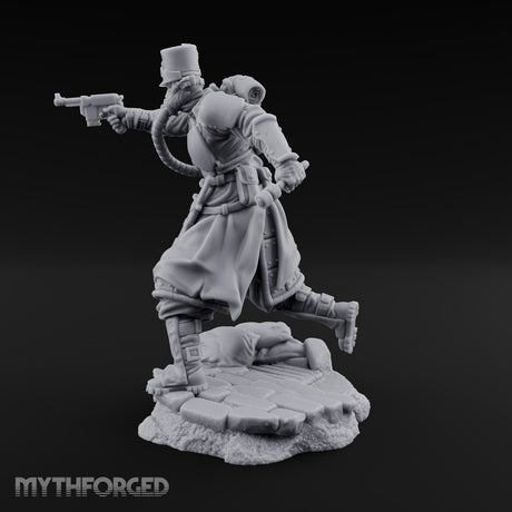Orders Muffled, Obeyed Anyway Human Gas-Masked Light Infantry Soldier E — No FX